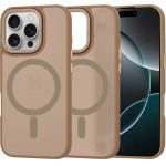 Techsuit - HaloFrost MagSafe Series - iPhone 16 Pro - Sandstone Brown