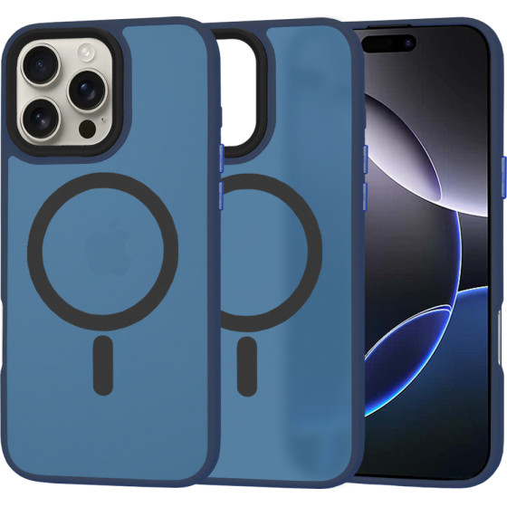 Techsuit - HaloFrost MagSafe Series - iPhone 16 Pro Max - Deep Blue