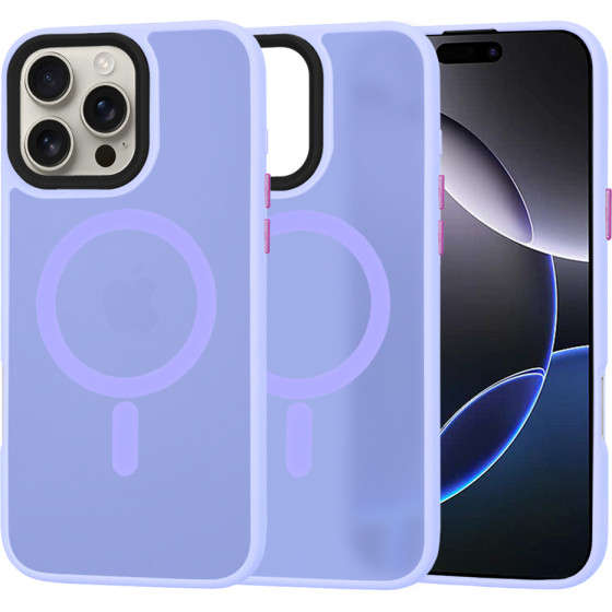 Techsuit - HaloFrost MagSafe Series - iPhone 16 Pro Max - Light Purple