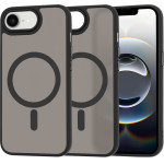 Techsuit - HaloFrost MagSafe Series - iPhone 16e - Smoke Black