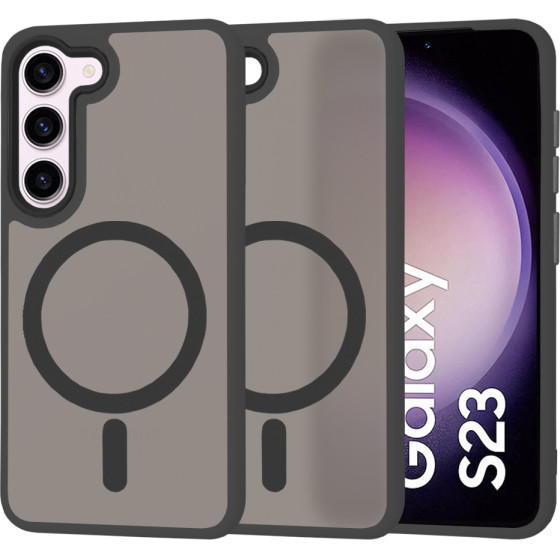 Techsuit - HaloFrost MagSafe Series - Samsung Galaxy S23 - Black
