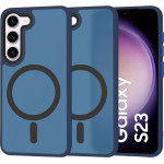 Techsuit - HaloFrost MagSafe Series - Samsung Galaxy S23 - Deep Blue