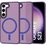 Techsuit - HaloFrost MagSafe Series - Samsung Galaxy S23 - Deep Purple