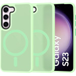 Techsuit - HaloFrost MagSafe Series - Samsung Galaxy S23 - Light Green