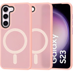 Techsuit - HaloFrost MagSafe Series - Samsung Galaxy S23 - Pink