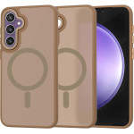 Techsuit - HaloFrost MagSafe Series - Samsung Galaxy S23 FE - Sandstone Brown
