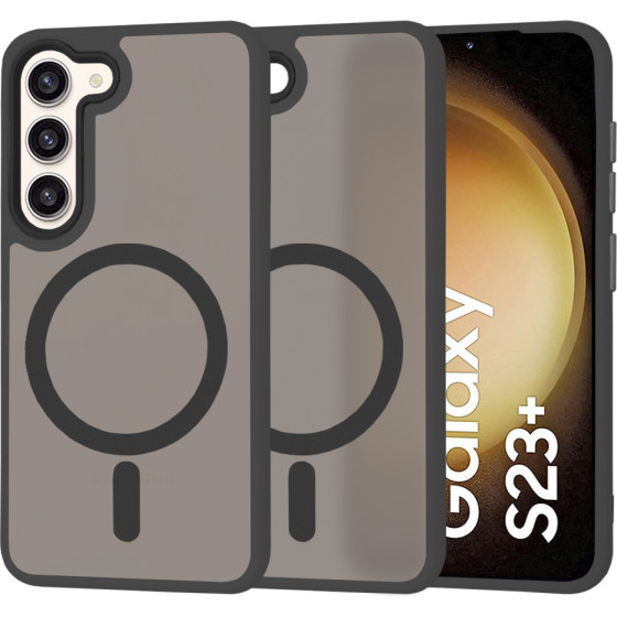 Techsuit - HaloFrost MagSafe Series - Samsung Galaxy S23 Plus - Black