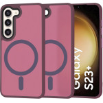 Techsuit - HaloFrost MagSafe Series - Samsung Galaxy S23 Plus - Bordeaux