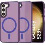 Techsuit - HaloFrost MagSafe Series - Samsung Galaxy S23 Plus - Deep Purple