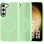 Techsuit - HaloFrost MagSafe Series - Samsung Galaxy S23 Plus - Light Green