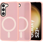 Techsuit - HaloFrost MagSafe Series - Samsung Galaxy S23 Plus - Pink