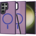 Techsuit - HaloFrost MagSafe Series - Samsung Galaxy S23 Ultra - Deep Purple
