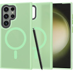 Techsuit - HaloFrost MagSafe Series - Samsung Galaxy S23 Ultra - Light Green