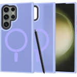 Techsuit - HaloFrost MagSafe Series - Samsung Galaxy S23 Ultra - Light Purple