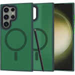 Techsuit - HaloFrost MagSafe Series - Samsung Galaxy S23 Ultra - Midnight Green