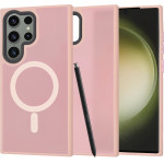 Techsuit - HaloFrost MagSafe Series - Samsung Galaxy S23 Ultra - Pink
