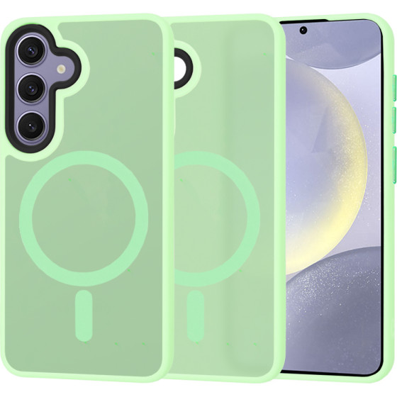 Techsuit - HaloFrost MagSafe Series - Samsung Galaxy S24 Plus - Light Green