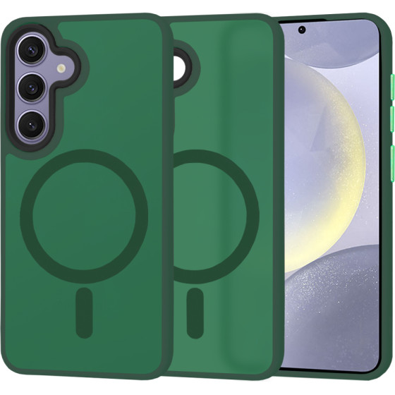 Techsuit - HaloFrost MagSafe Series - Samsung Galaxy S24 Plus - Midnight Green