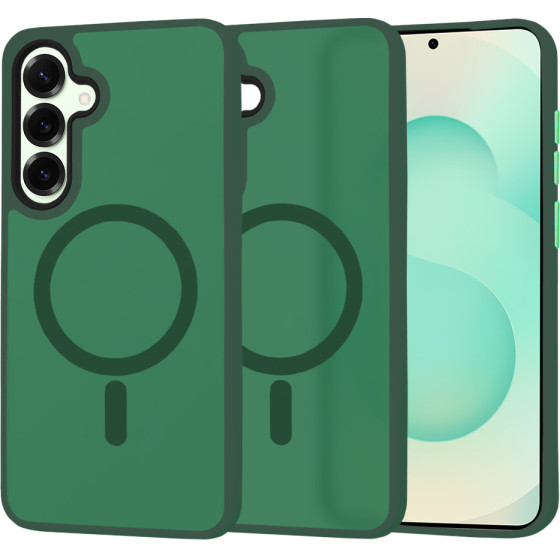 Techsuit - HaloFrost MagSafe Series - Samsung Galaxy S25 Plus - Midnight Green