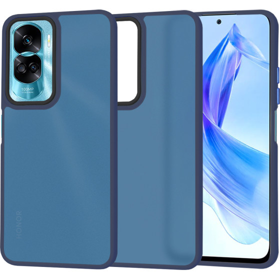 Techsuit - HaloFrost Series - Honor 90 Lite - Deep Blue