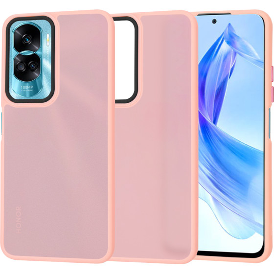 Techsuit - HaloFrost Series - Honor 90 Lite - Pink