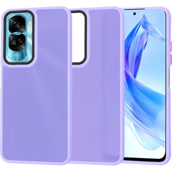 Techsuit - HaloFrost Series - Honor 90 Lite - Light Purple