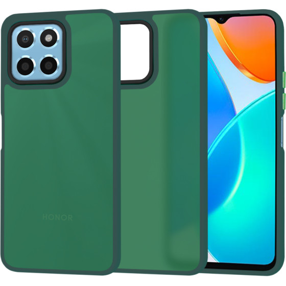 Techsuit - HaloFrost Series - Honor X6 / X8 5G / 70 Lite - Midnight Green