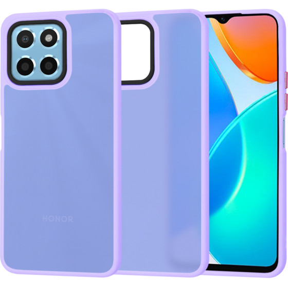 Techsuit - HaloFrost Series - Honor X6 / X8 5G / 70 Lite - Light Purple