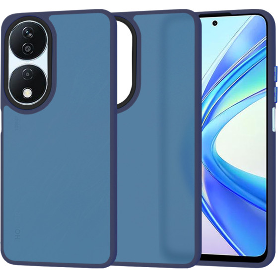 Techsuit - HaloFrost Series - Honor X7b / X7b 5G / 90 SMART - Deep Blue