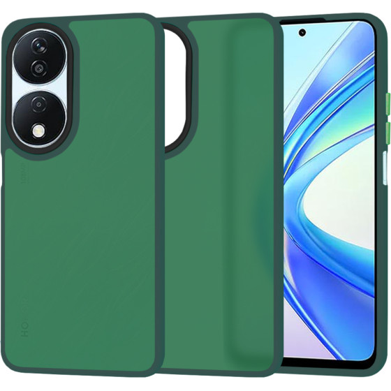 Techsuit - HaloFrost Series - Honor X7b / X7b 5G / 90 SMART - Midnight Green