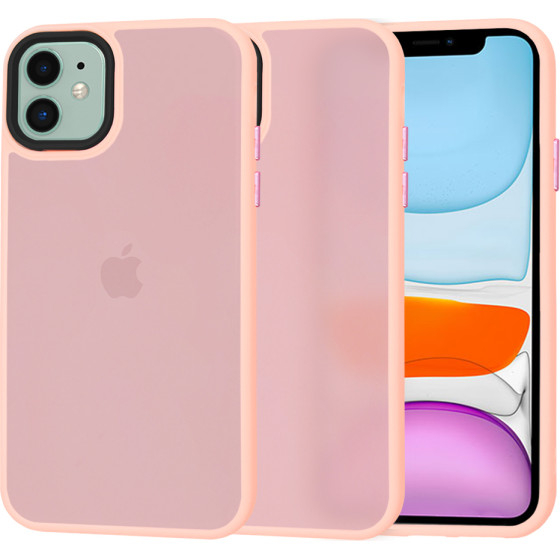 Techsuit - HaloFrost Series - iPhone 11 - Pink