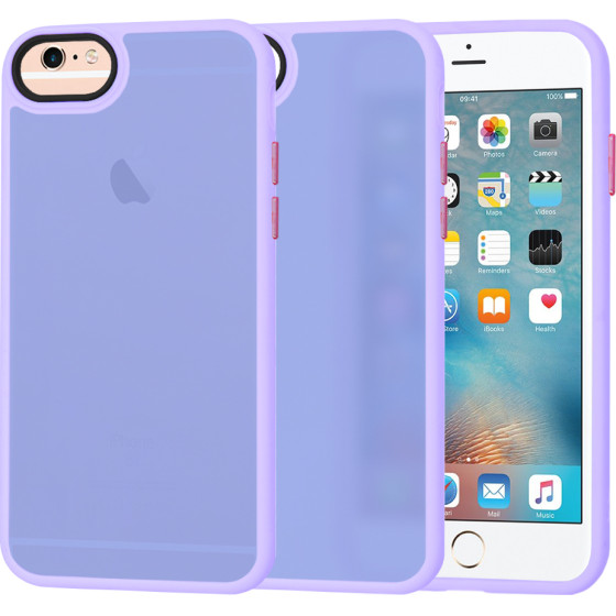 Techsuit - HaloFrost Series - iPhone 6 / 6s / 7 / 8 / SE 2, SE 2020 / SE 3, SE 2022 - Light Purple