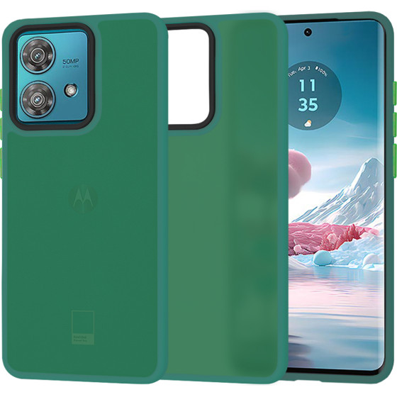 Techsuit - HaloFrost Series - Motorola Edge 40 Neo - Midnight Green