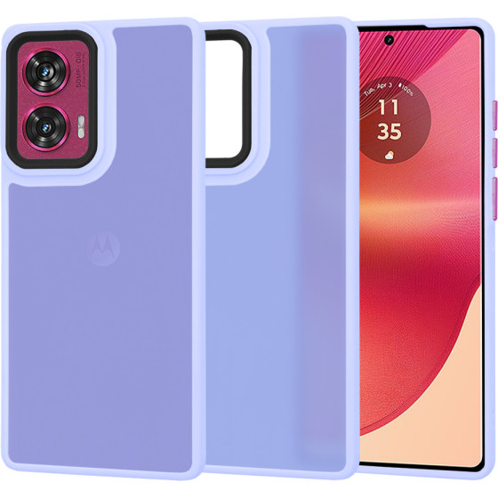 Techsuit - HaloFrost Series - Motorola Edge 50 Fusion - Light Purple