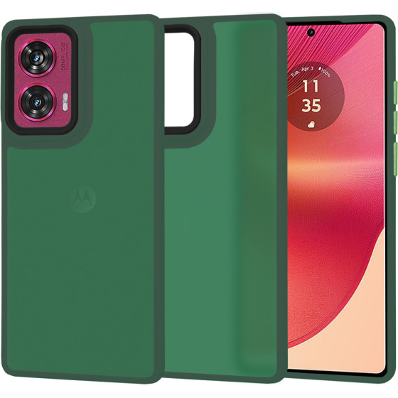Techsuit - HaloFrost Series - Motorola Edge 50 Fusion - Midnight Green