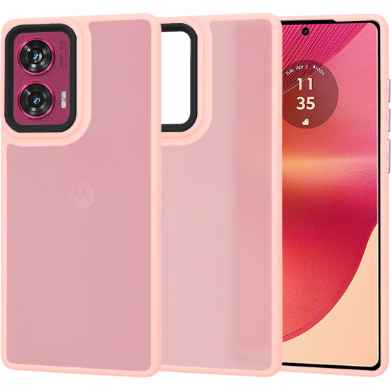 Techsuit - HaloFrost Series - Motorola Edge 50 Fusion - Pink