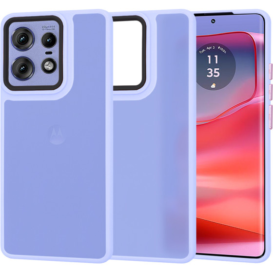 Techsuit - HaloFrost Series - Motorola Edge 50 Pro - Light Purple