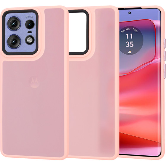 Techsuit - HaloFrost Series - Motorola Edge 50 Pro - Pink