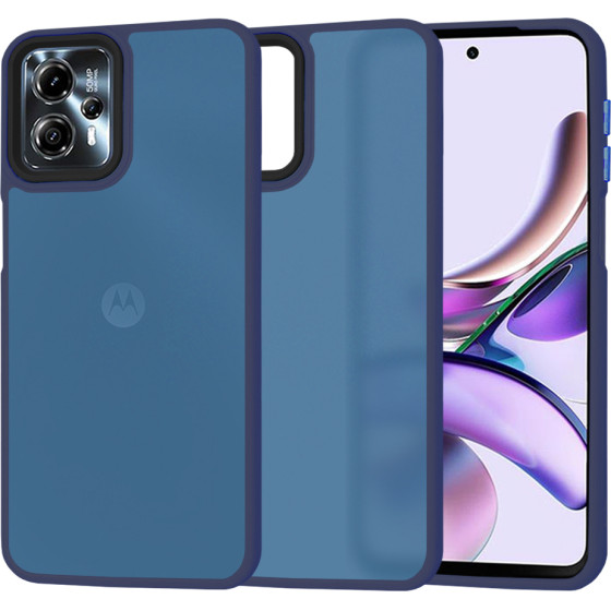 Techsuit - HaloFrost Series - Motorola Moto G13 / G23 - Deep Blue