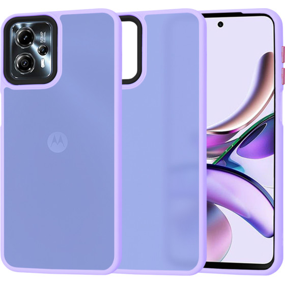 Techsuit - HaloFrost Series - Motorola Moto G13 / G23 - Light Purple