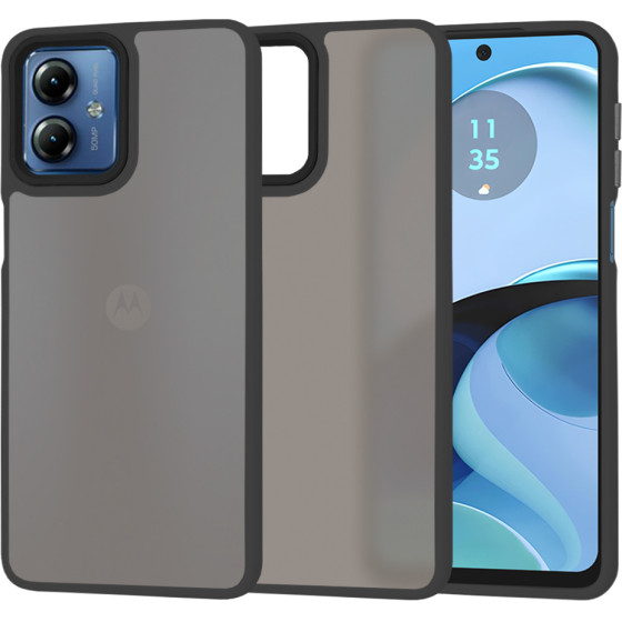 Techsuit - HaloFrost Series - Motorola Moto G14 - Black