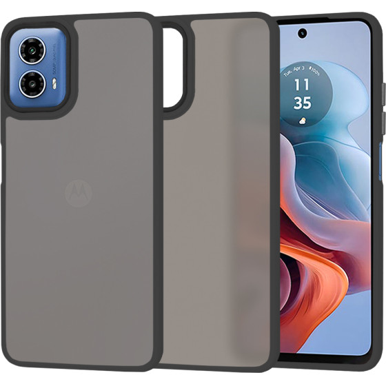 Techsuit - HaloFrost Series - Motorola Moto G34 / Moto G45 - Black
