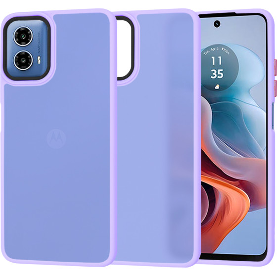 Techsuit - HaloFrost Series - Motorola Moto G34 / Moto G45 - Light Purple