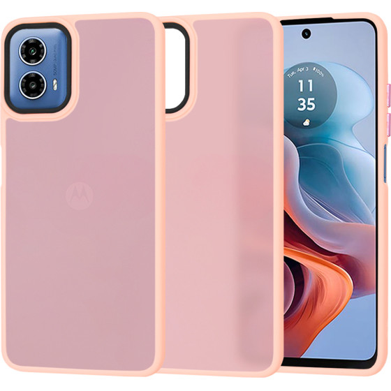 Techsuit - HaloFrost Series - Motorola Moto G34 / Moto G45 - Pink