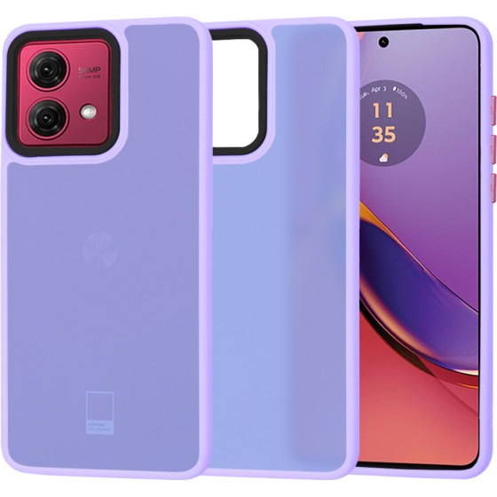 Techsuit - HaloFrost Series - Motorola Moto G84 - Light Purple