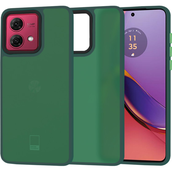 Techsuit - HaloFrost Series - Motorola Moto G84 - Midnight Green