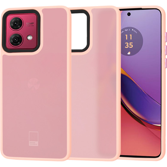 Techsuit - HaloFrost Series - Motorola Moto G84 - Pink