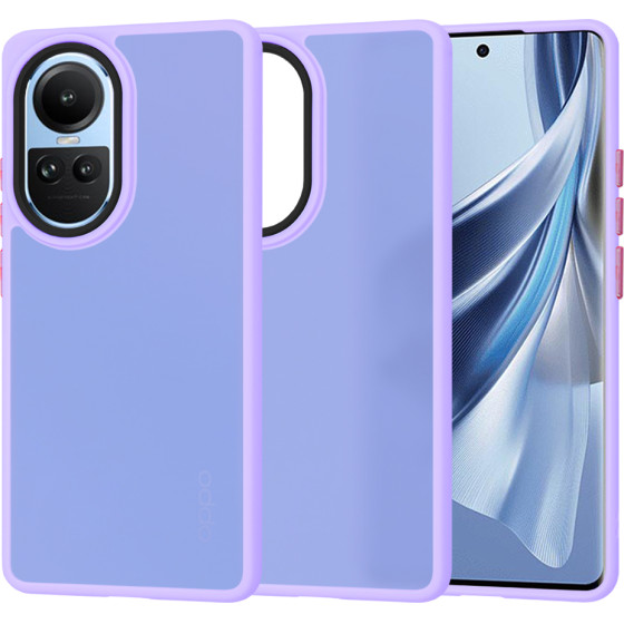 Techsuit - HaloFrost Series - Oppo Reno10 / Reno10 Pro - Light Purple