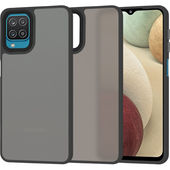 Techsuit - HaloFrost Series - Samsung Galaxy A12 / A12 Nacho / M12 / F12 - Black