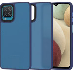 Techsuit - HaloFrost Series - Samsung Galaxy A12 / A12 Nacho / M12 / F12 - Deep Blue